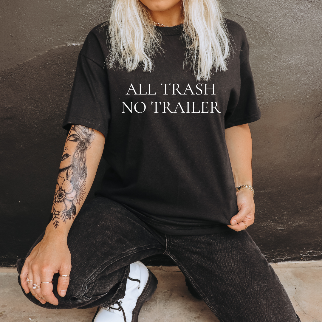 All trash no trailer - black