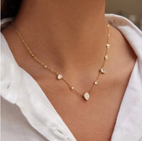 Pear Scattered Necklace Waterproof