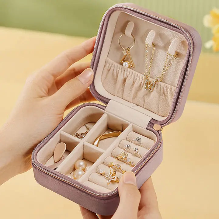 Travel Jewelry Box - Pink