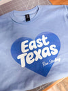 East Texas Heart - Stone Blue/mono
