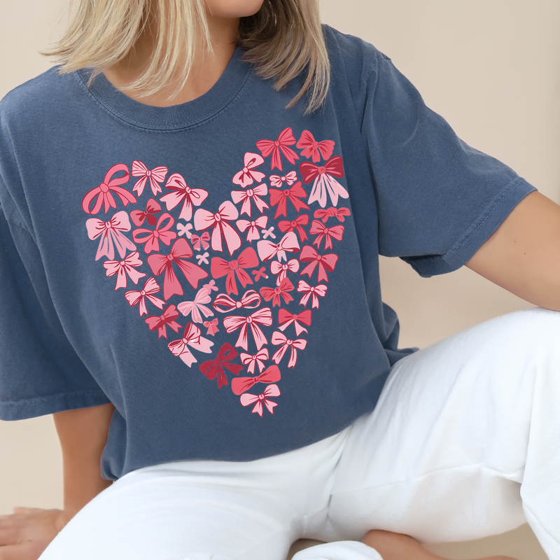 Bow Heart Graphic Tee PRE*ORDER CLOSING 1.20.25