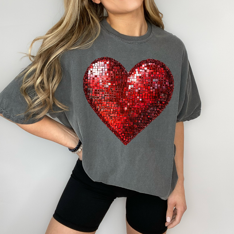 Disco Heart Graphic Tee PRE*ORDER CLOSING 1.20.25