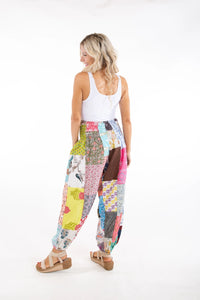 ONE SIZE FITS MOST -Patchwork Pants