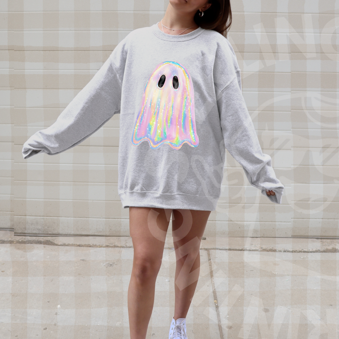 Shimmer Ghost - Sand Crewneck