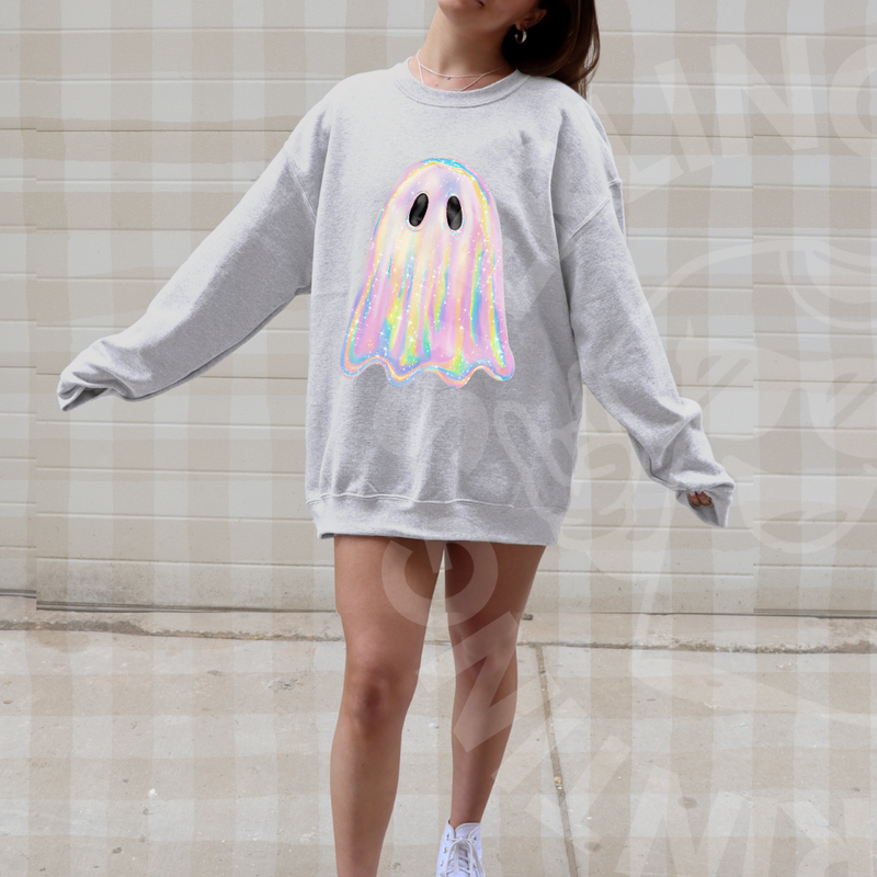 Shimmer Ghost - Sand Crewneck
