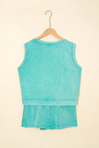 Teal Skort SET