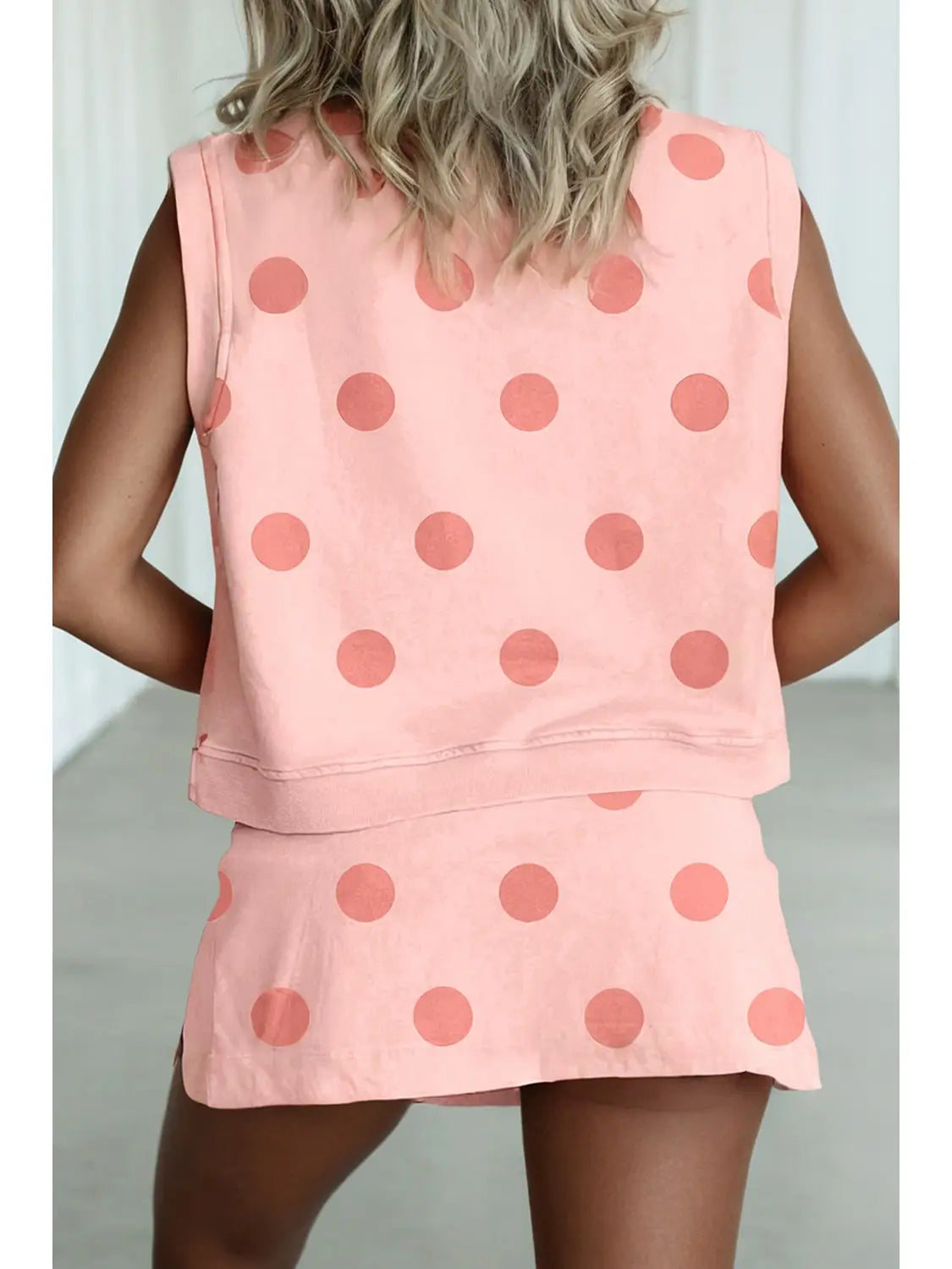 Pink monochrome Polka Dot SET
