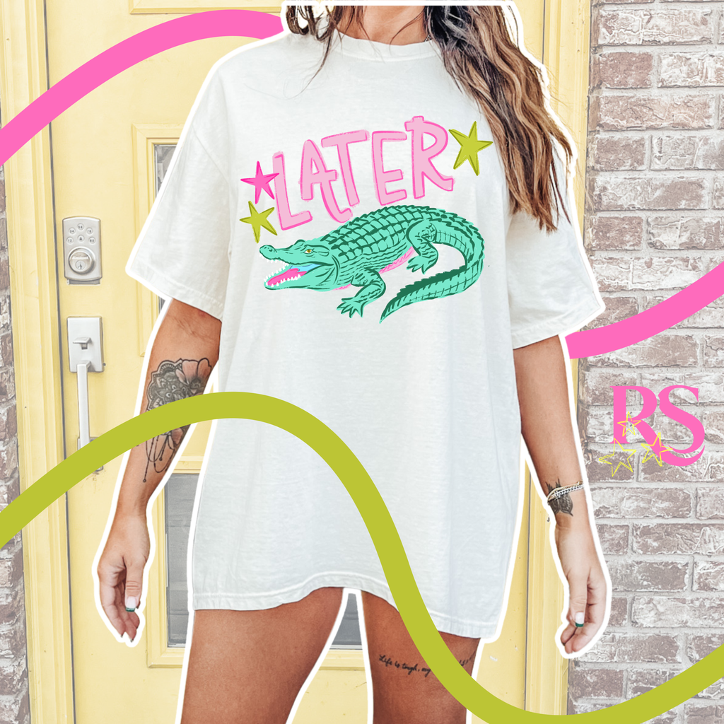 Later Gator/Crocodile - Ivory