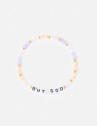 But God Letter Bracelet
