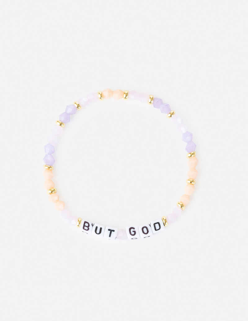 But God Letter Bracelet