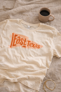 East Texas Pennant - Ivory/Peach