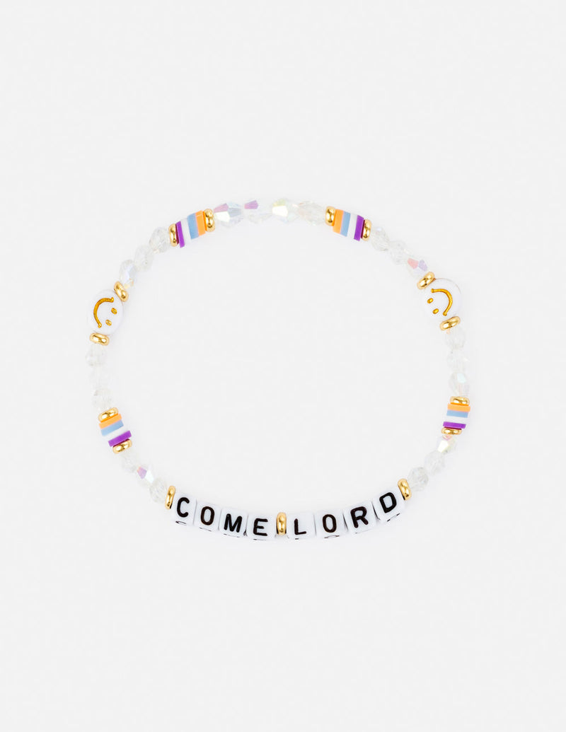Come Lord Letter Bracelet