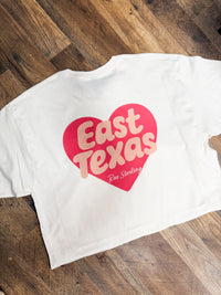East Texas Heart - Ivory/Peach