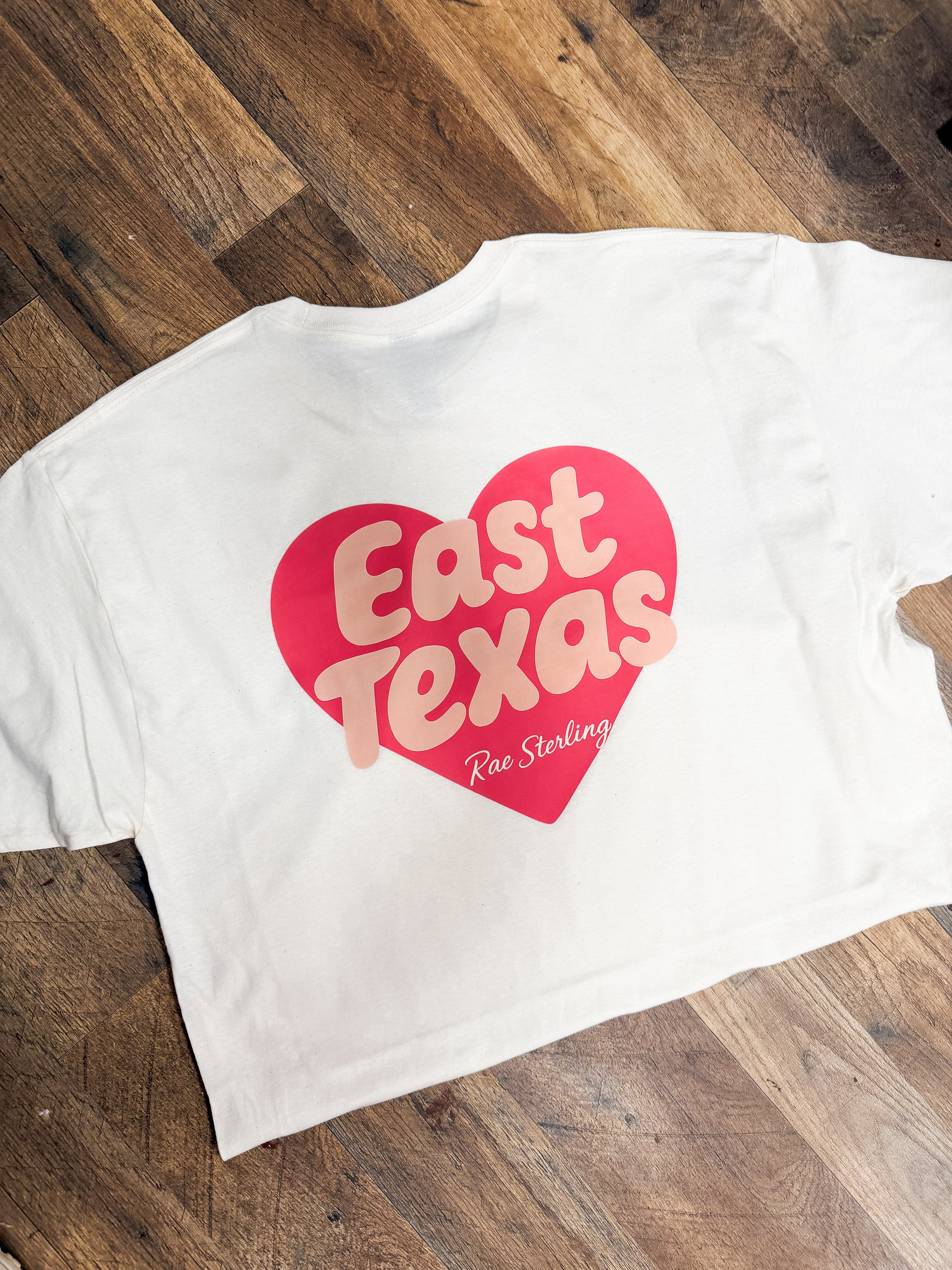 East Texas Heart - Ivory/Peach