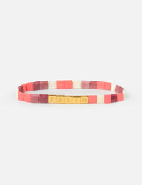Faith Tile Letter Bracelet