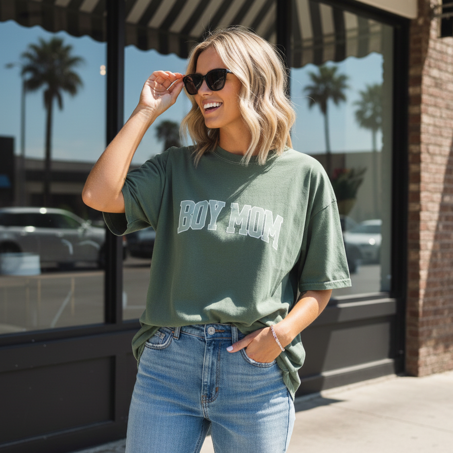 Boy Mom - Moss