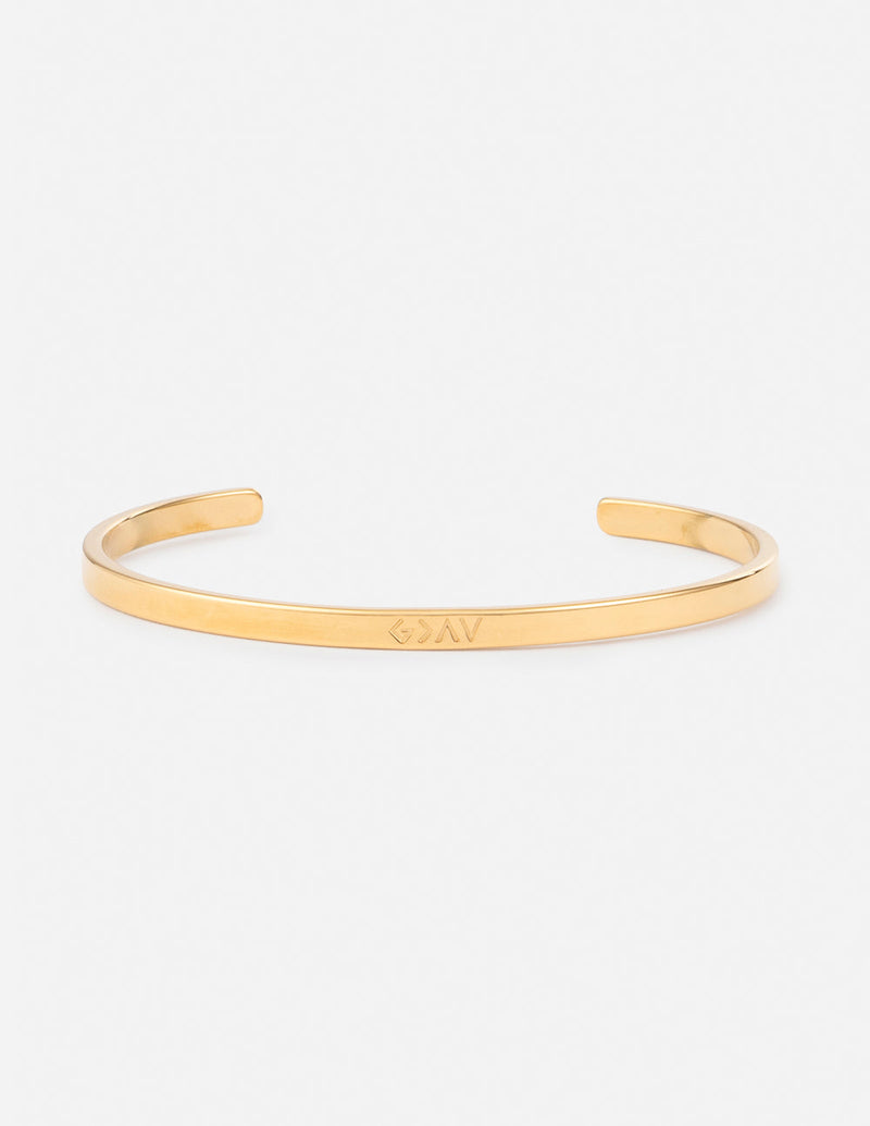 Gold Highs and Lows Cuff Bracelet