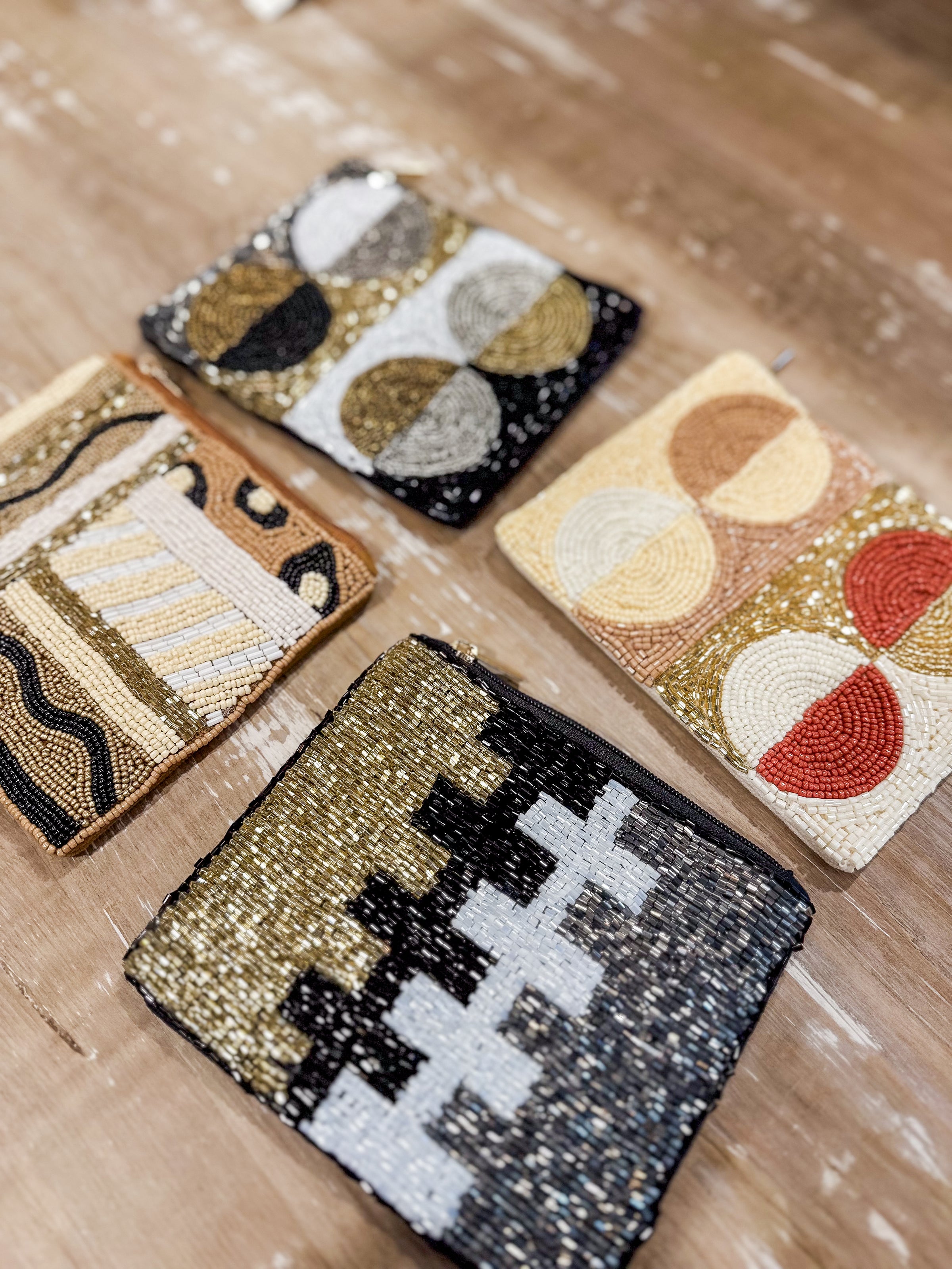 Dusk Til Dawn Beaded Pouches