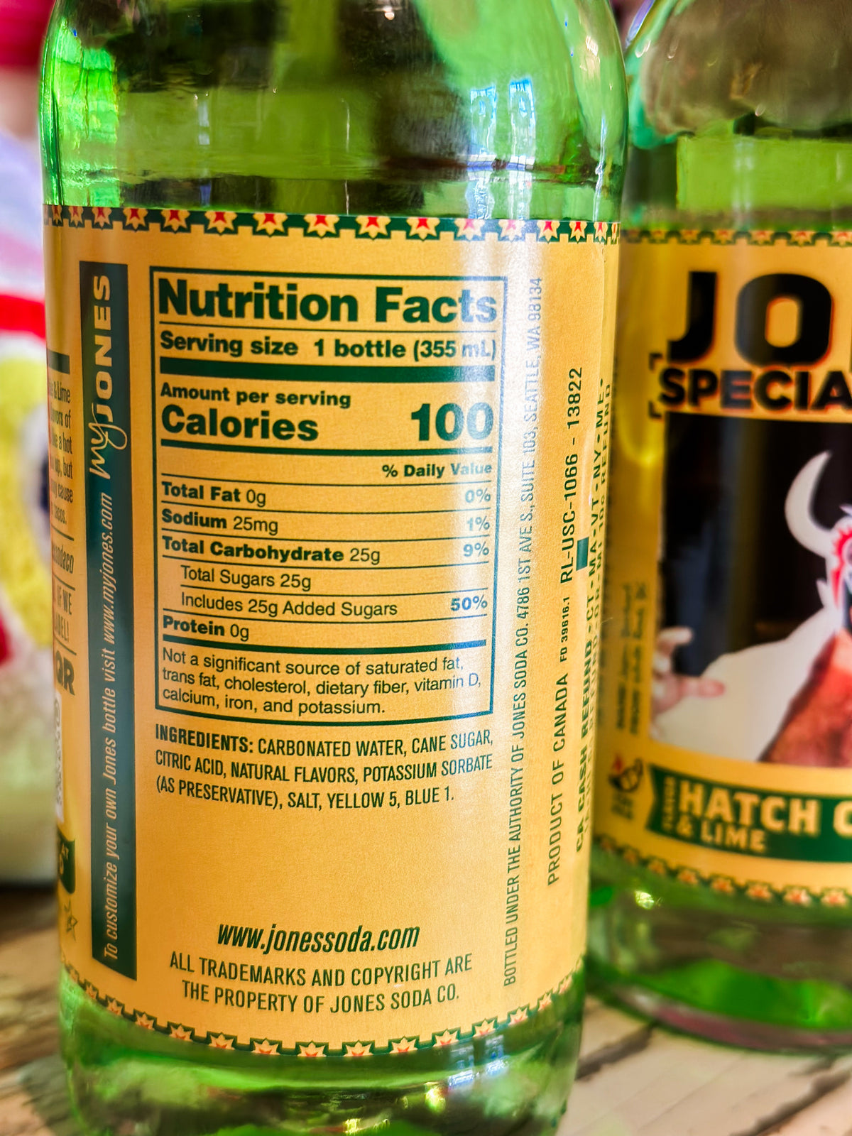 Hatch Chile + Lime Jones Soda