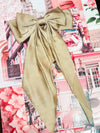 Oversized Satin Bow - Multiple Colors!