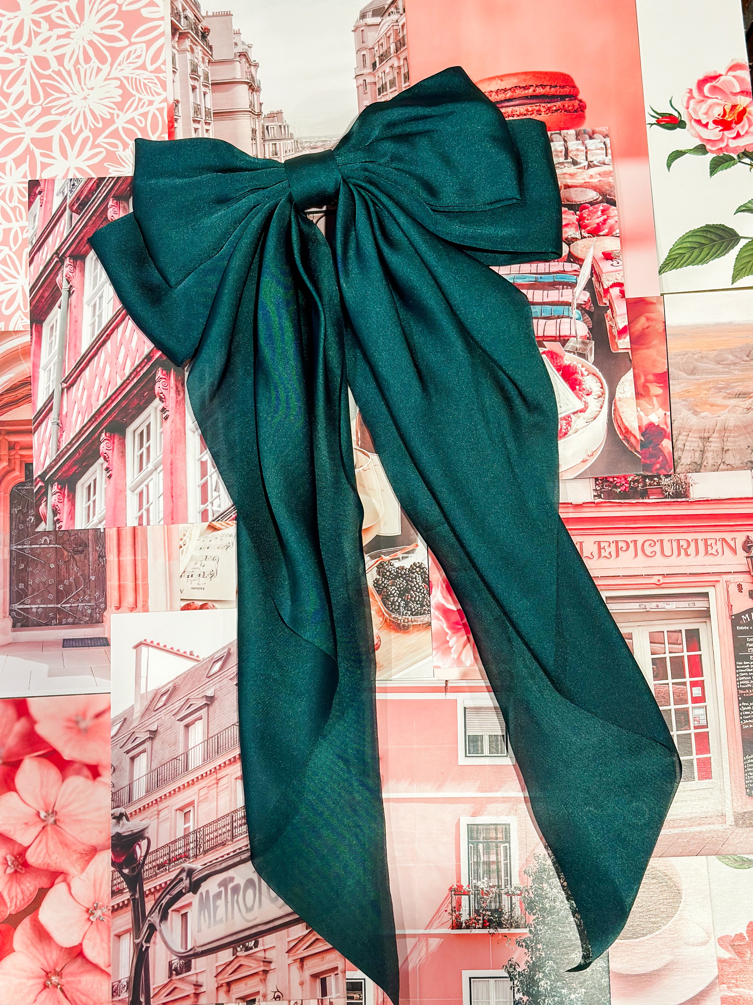Oversized Satin Bow - Multiple Colors!