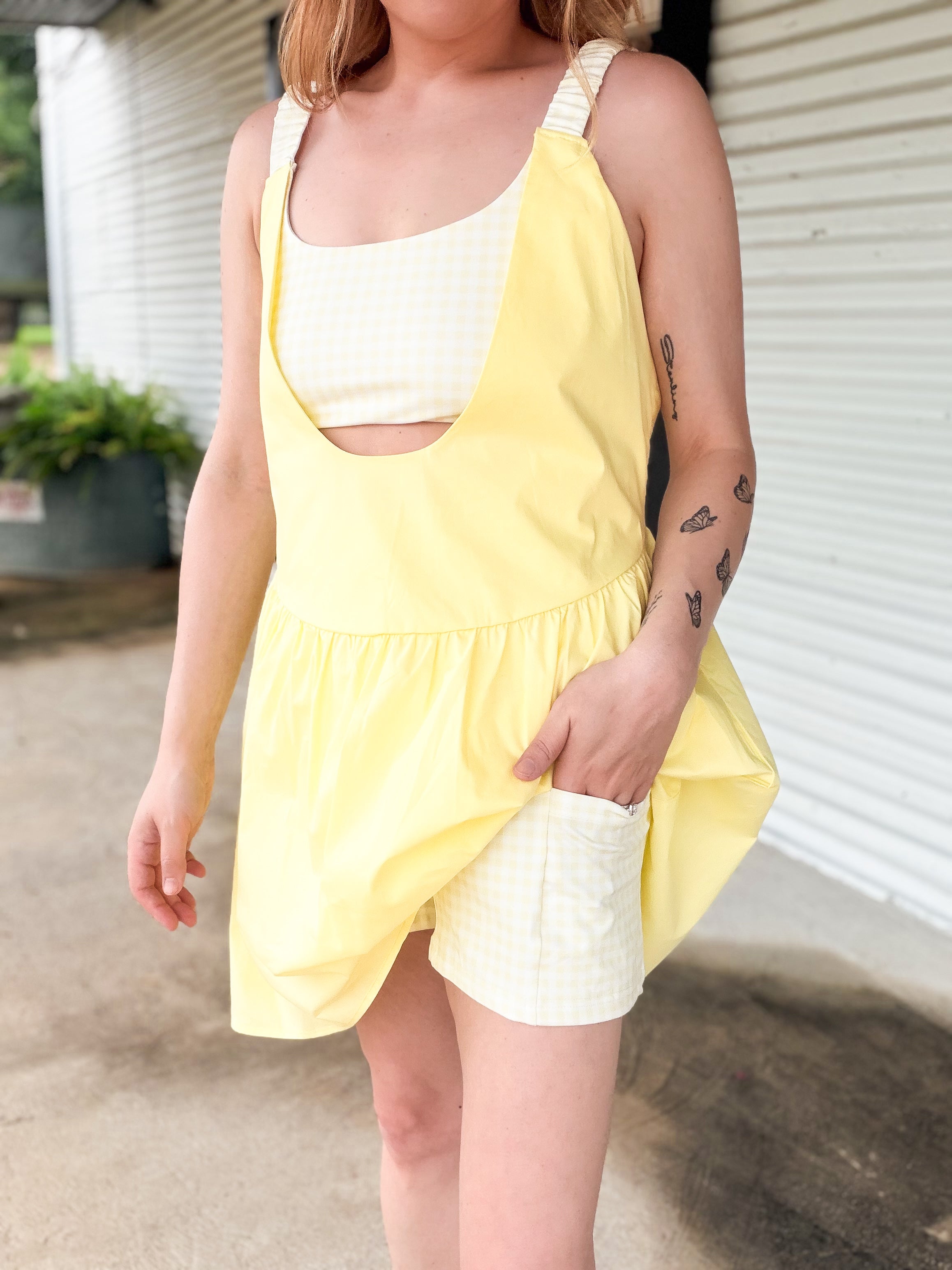 Athletic Dress - Yellow