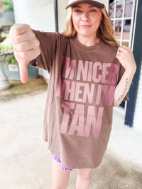 I'm Nicer When I'm Tan Graphic Tee