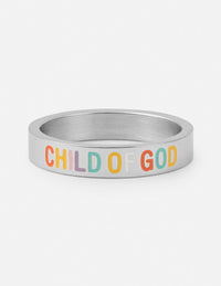 Silver Child of God Ring