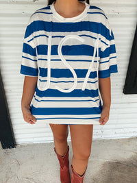 USA braided tee