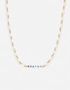 Worthy Letter Necklace