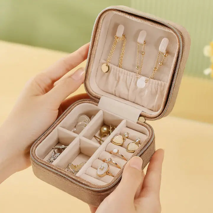 Travel Jewelry Box - Brown