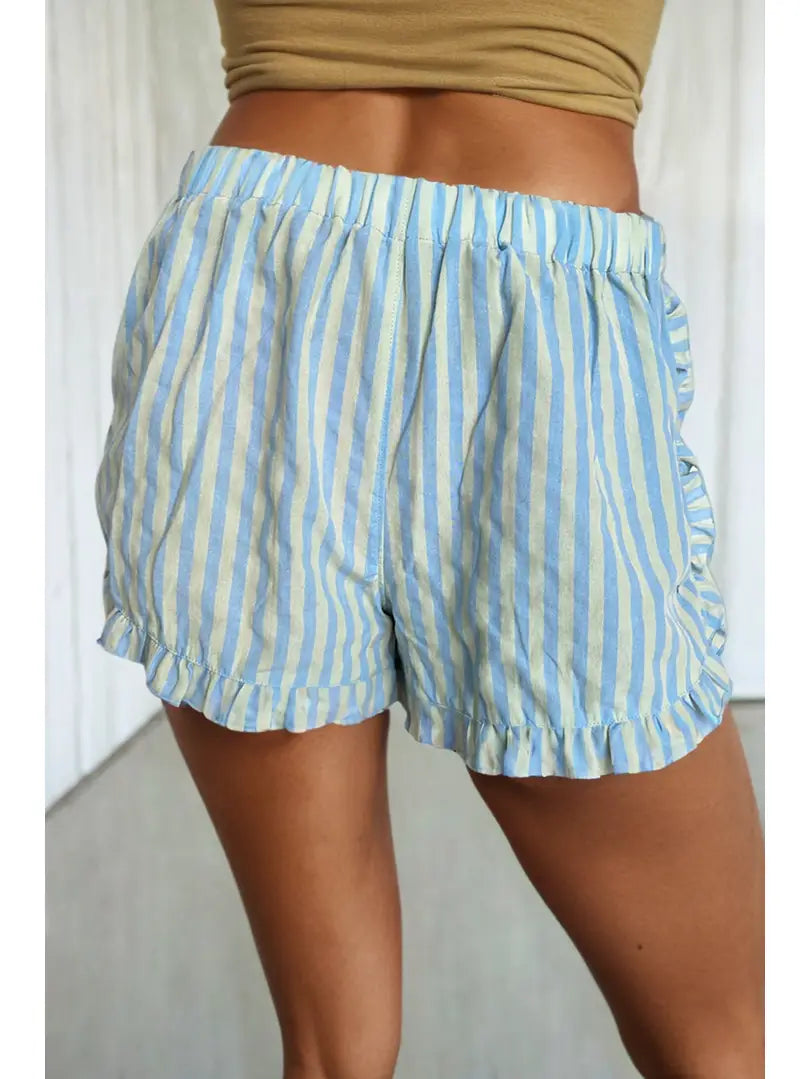 Costal Club Ruffled Shorts
