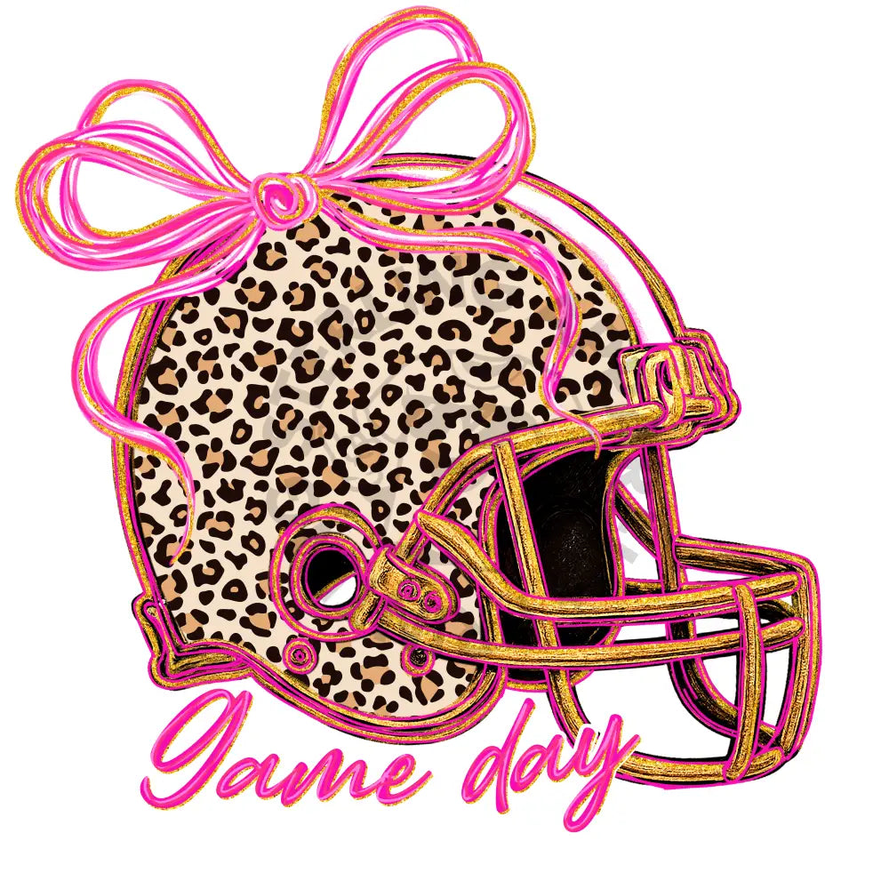 Game Day Leopard Helmet