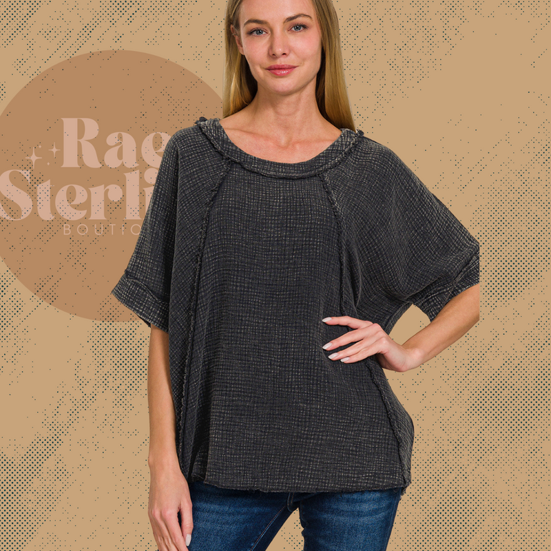 Bay Breeze Gauze Top