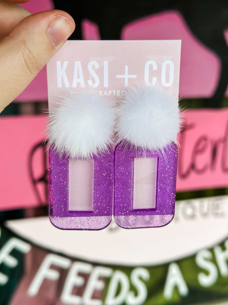 Kasi + Co Purple Glass