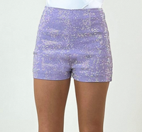 Studded Zipper Shorts